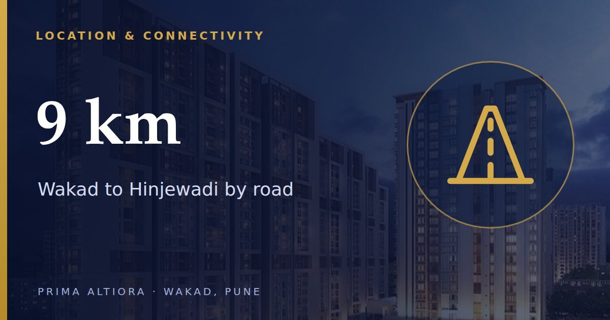 Commute from Wakad to Hinjewadi, Baner and Aundh