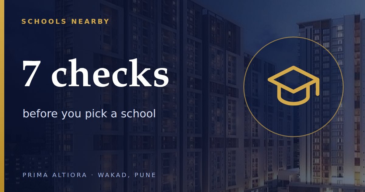 How to choose a school near your home in Pune