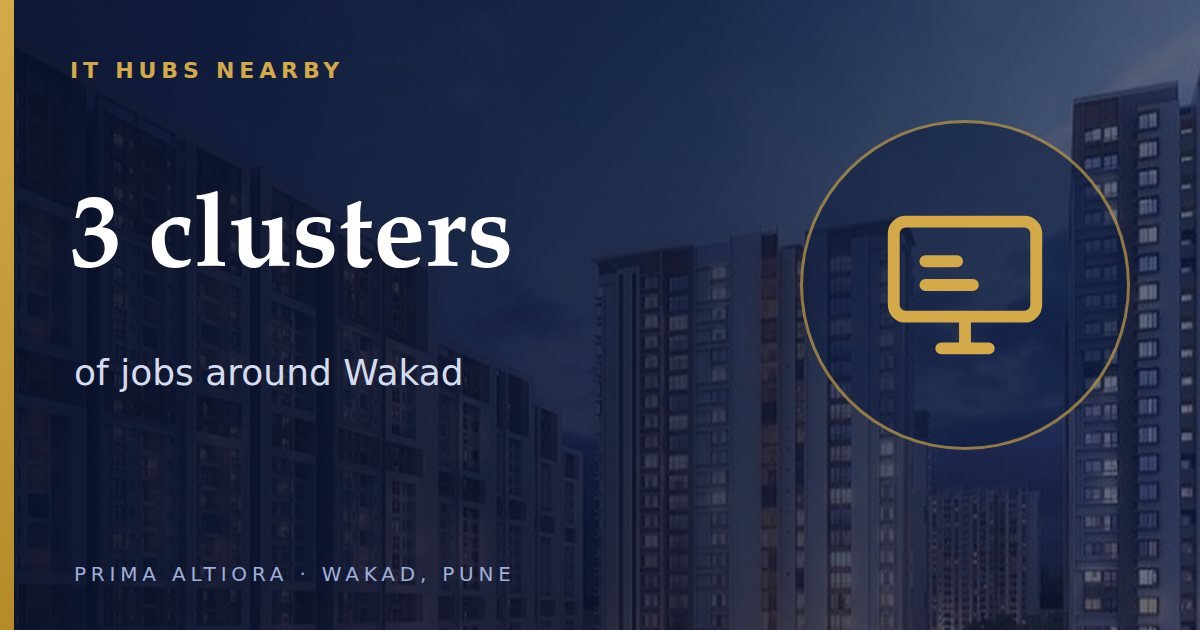 Job hubs near Wakad beyond Hinjewadi